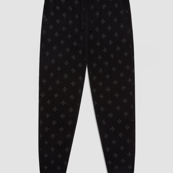 OVO Waffle Knit Lounge Pants (S, Black) - Picture 2 of 3
